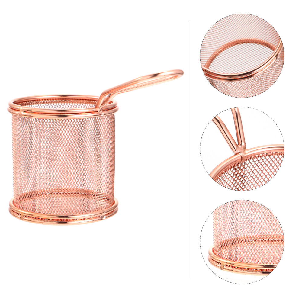 Deep Handle Air Fryer Basket for Veggies and Wonton