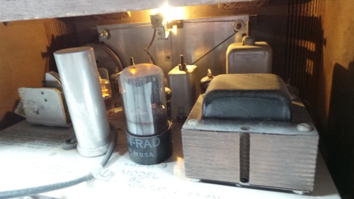 ANTIQUE MEISSNER FM TUBE RADIO MODEL 8C - Picture 7 of 10