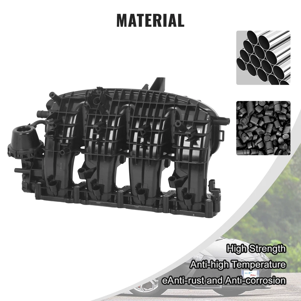 Colector de admisión con sensor y solenoide 06L133201FB se adapta a VW Golf Jetta Beetle Passat Foto 4 de 4