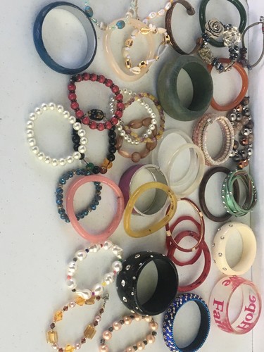 Mix Lot of Bracelets Women’s Jewelry Accessories Assorted Sizes Styles Colors - Picture 14 of 14