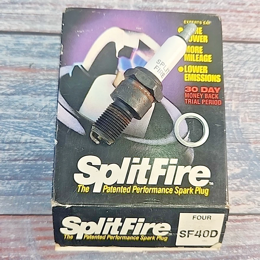 4x Splitfire SF40D For Spider Vanagon Transporter Encore Copper Spark Plugs NOS - Image 3 of 4