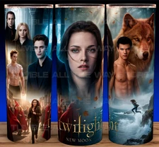 Twilight New Moon - Bella - Jacob - Edward Vampire Movie Cup Mug Tumbler