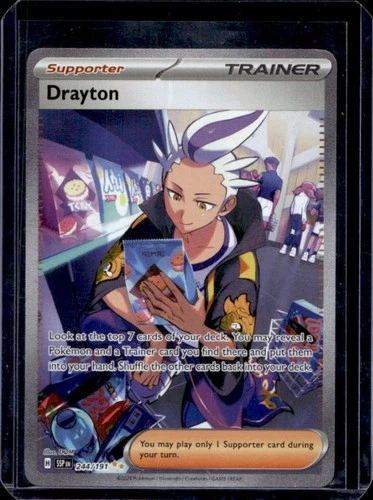 2024 Pokemon Surging Sparks Drayton #244/191