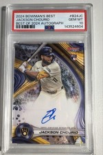 2024 Bowman's Best - Best of 2024 Autographs Jackson Chourio #B24-JC RC PSA 10