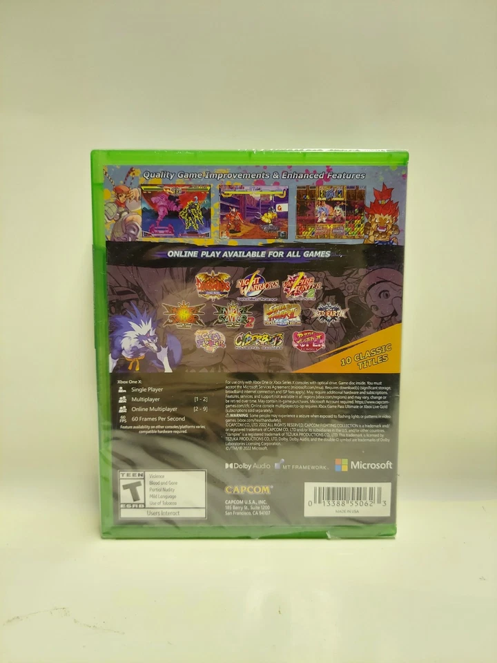 Capcom Fighting Collection (XBOX ONE) NEW/SEALED - Image 2 of 3