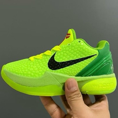 429913-300 Zoom Kobe 6 Grinch Green Kids Youth | eBay