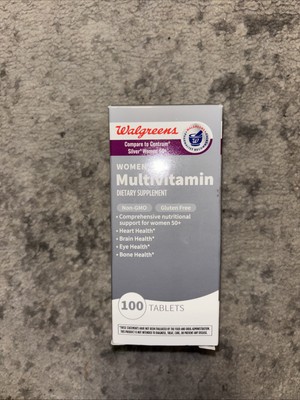 Walgreens Women's 50+ Multivitamin 100 Tablets Exp 3/3-26