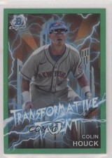 2023 Bowman Draft Transformative Talent Green Refractor 73/99 Colin Houck 1i45