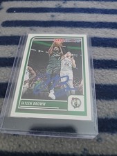 Jaylen Brown Autograph 2023-24 Panini NBA Hoops Basketball No. 60