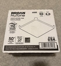 BROAN NUTONE 688E BATHROOM EXHAUST VENTILATION FAN 50 CFM 2.0 SON NEW IN BOX