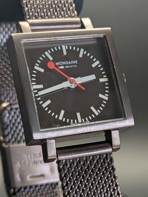 Mint MONDAINE SBB CFF FFS Ladies Quartz Watch 22mm New Battery Japan