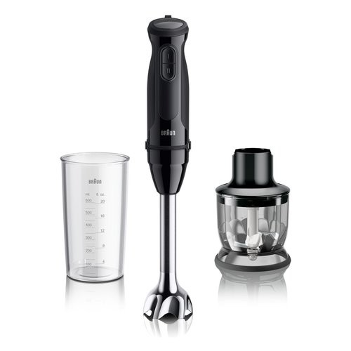 Braun Frullatore immersione MULTIQUICK 3 MQ 30201 M Black 0X22111537 900W - Foto 1 di 3