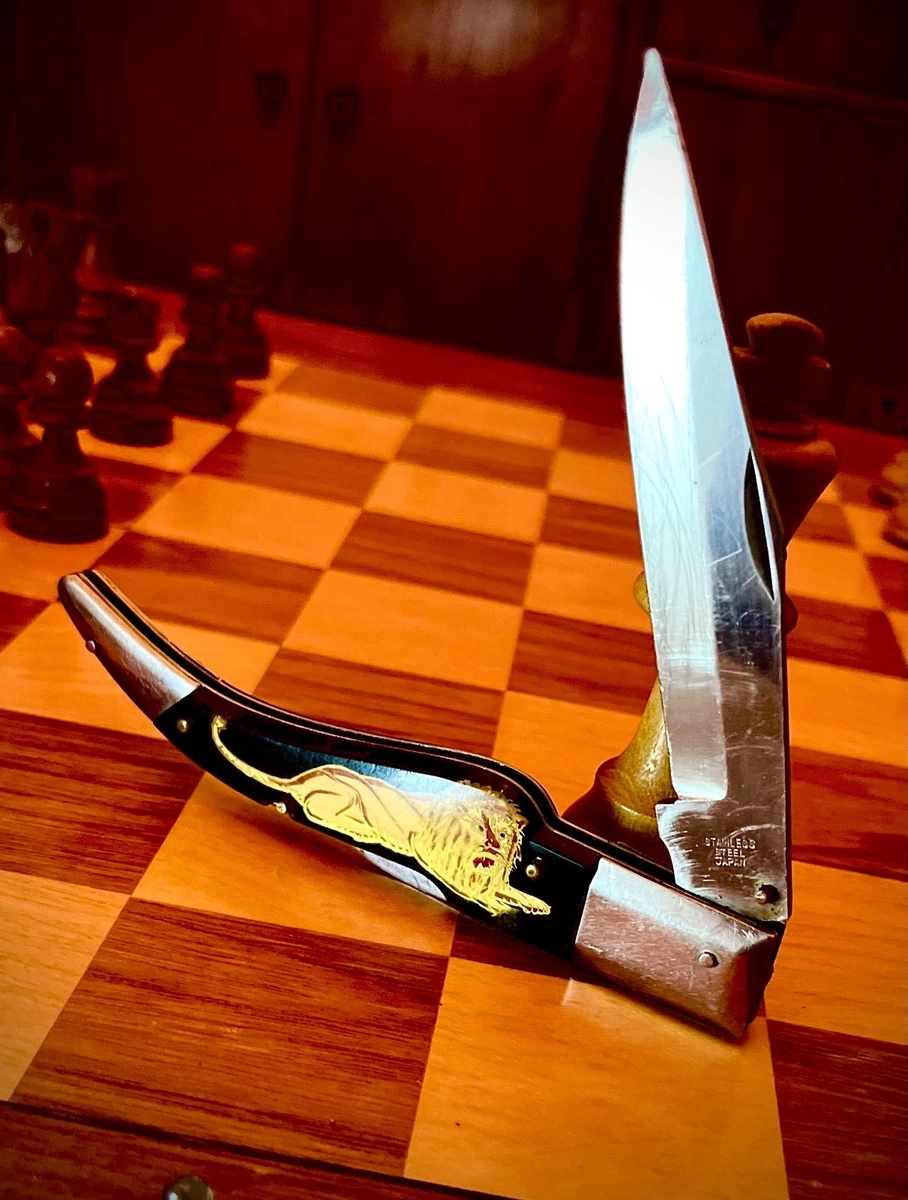 タ*シ様 vintage Mohawk キュー 5.25 Lockback Swing Guard Folding Knife Vintage 1950s Yasuo Imai