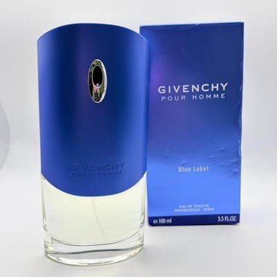 Givenchy Pour Homme Blue Label Eau de Toilette 100mL 3.3 FL OZ EDP Perfume w/Box