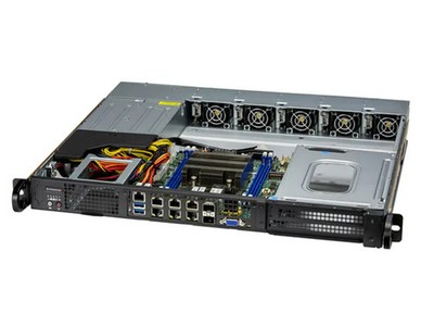 SuperMicro SYS-110D-8C-FRAN8TP 1U Dual 800W Server, 128GB RAM, 4TB Firecuda NVMe