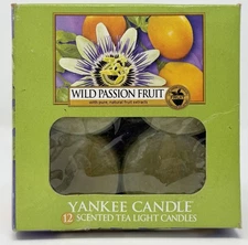 Yankee Candle WILD PASSION FRUIT Tea Light Candles- Open Box 8 Tea Lights