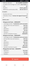 Disque de frein Porsche CAYENNE