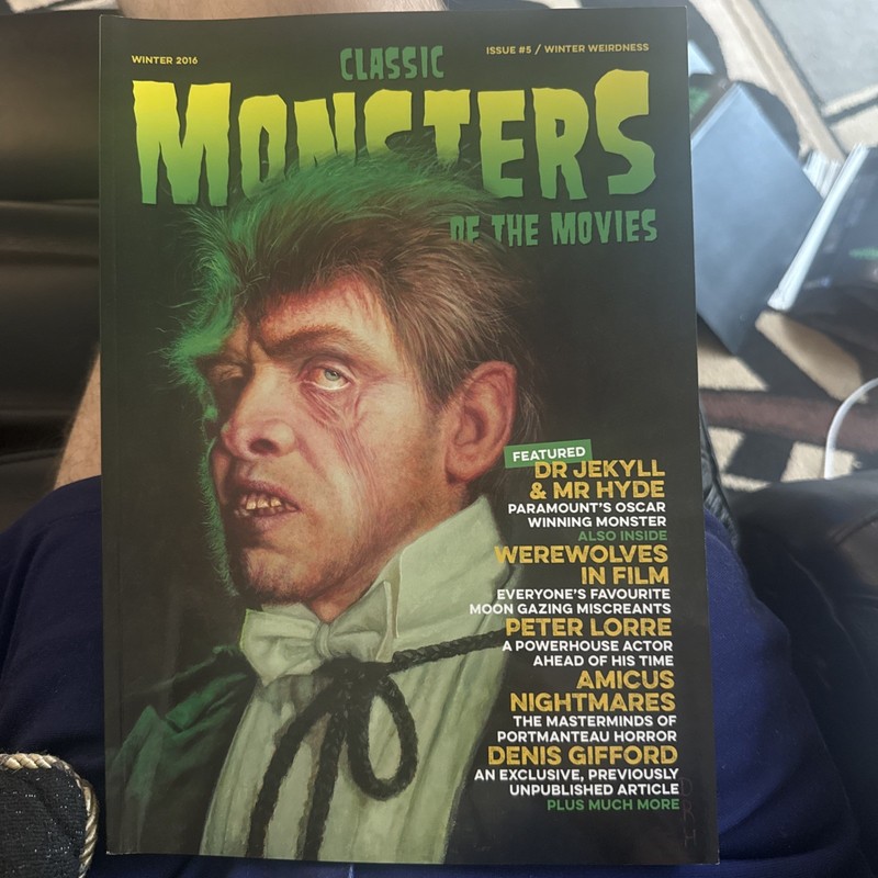 CLASSIC MONSTERS of the MOVIES magazine# 5, Dr Jekyll & Mr Hyde, Werewolves