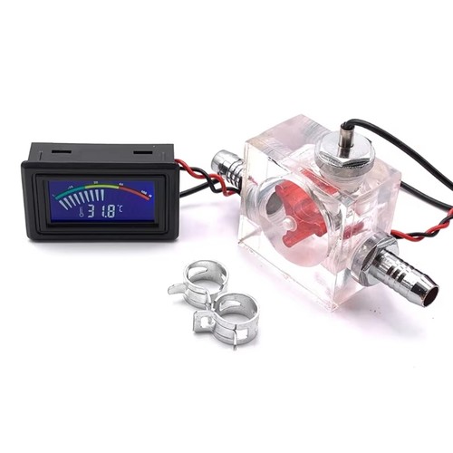 3 Way Flow Meter LED for Water Cooling Liquid Cooler Computer Radiator5585 - Afbeelding 2 van 5