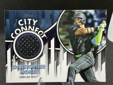 2026 Topps Baseball City Connect Relics Game Used Jersey Christopher Morel Rays 