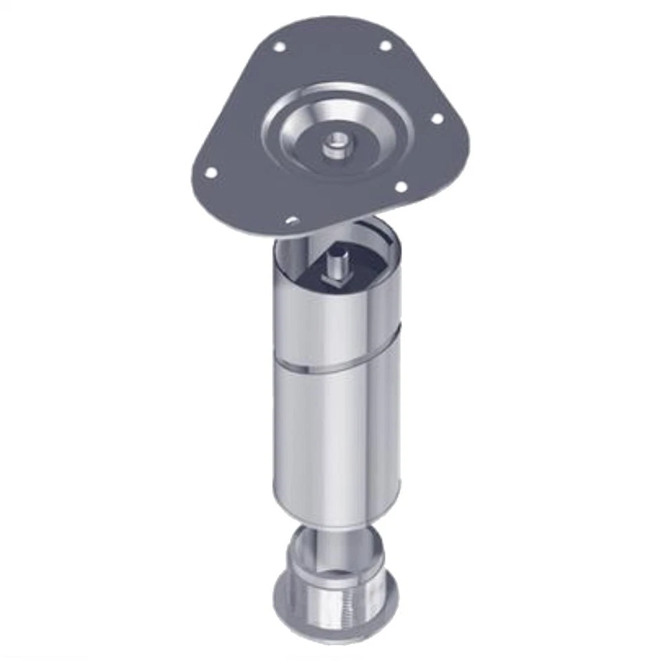 11102-00033= 1x Möbelfuß rund Ø60 H 700mm schwarz Element System Tischbein Tisch - Bild 2 von 2