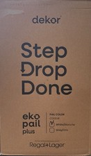 Diaper EKO plus Diaper Pail Gray Eco-Friendly Diaper Pail Made Anti trash can