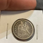 1853 SEATED LIBERTY DIME WITH ARROWS HIGHER GRADE FREE SHIPPING