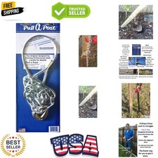 Upgraded  Heavy-Duty Fence Post Removal Tool – Stronger Cable, Longer Chain, ...