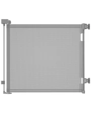 Retractable Baby Gate,Mesh Baby Gate or Mesh Dog Gate,33" Tall,Extends up to 55"