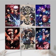 Jujutsu Kaisen Poster 6 Pcs A4 Size