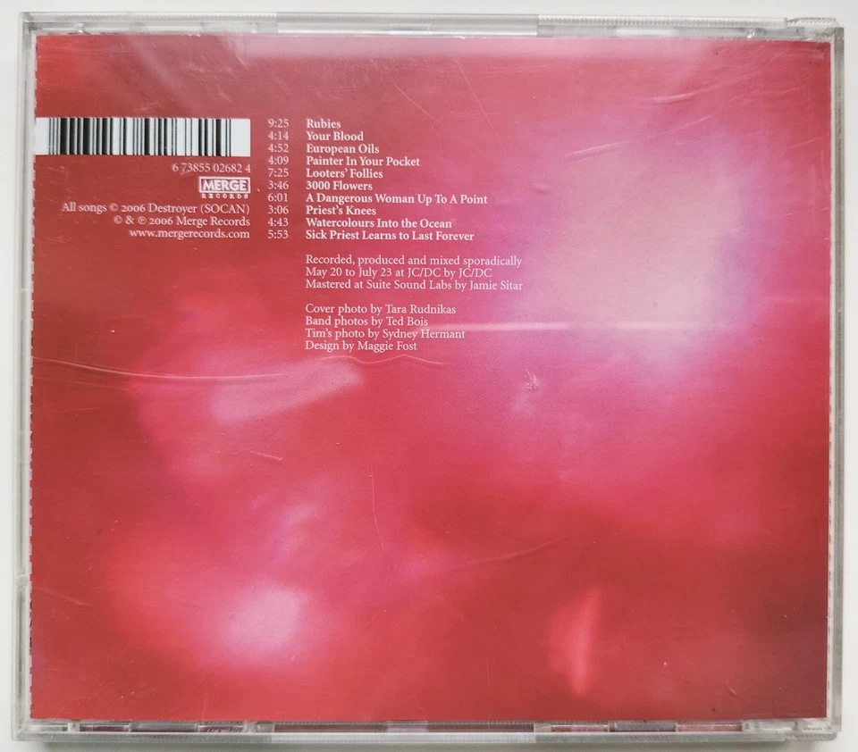 DESTROYER Destroyers Rubies CD USA 2006 Wolf Parade Arcade Fire Shins Pavement - Bild 4 von 4