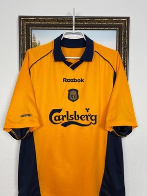 Liverpool Away football shirt 2000 Soccer Reebok Jersey Mens