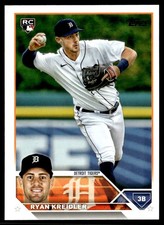 2023 Topps Ryan Kreidler Rookie Detroit Tigers #356