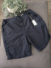 New Mr Marvis The Short linens blue cosmics Summer Shorts UK 3xl 40" casual