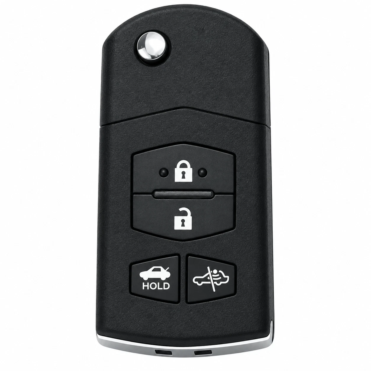 Mazda MX-5 4 button flip remote key fob case — view 2