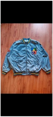 Vintage 90s Naf Naf Varsity Bomber Jacket SIZE XL