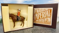 IMPERIAL 21 - GENERAL - 1900 - MOUNTED ON HORSE -LEAD SOLDIER FIGURE - MIB  
