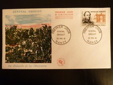 FRANCE PREMIER JOUR FDC YVERT 1298   GENERAL DROUOT   0,30+0,10F   NANCY    1961