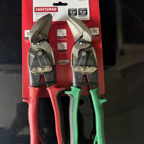 Craftsman 2 Piece Aviation Snips Set #910280 New In Original Packaging