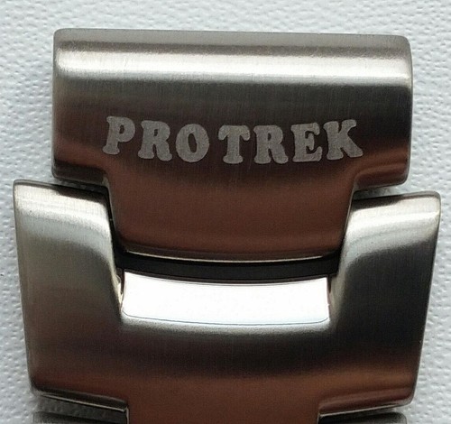 Casio Protrek Genuine Replacement Titanium Band PRG-250T-7 PRG-500T-7 10332910 - Picture 9 of 19