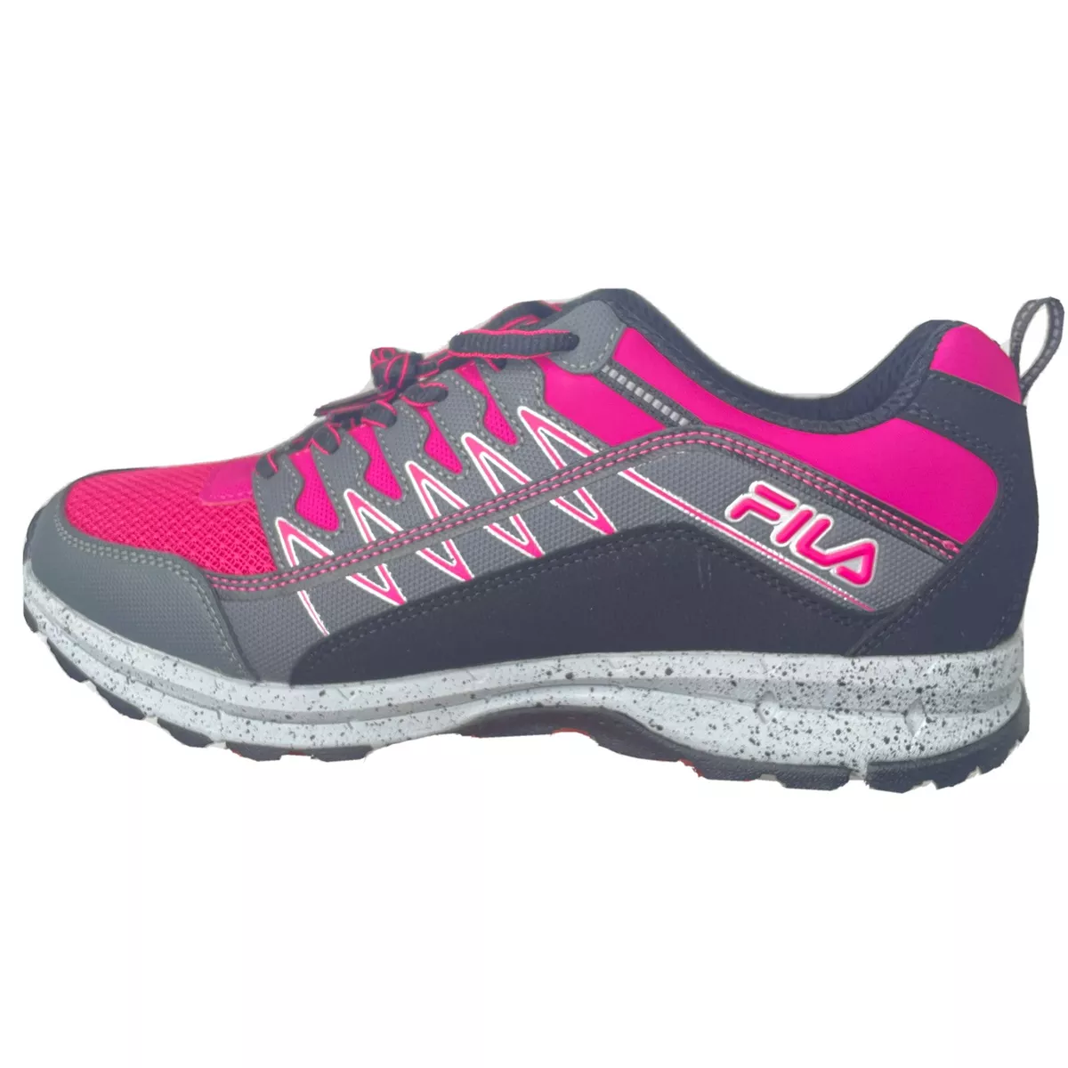 Hot pink cheap fila shoes