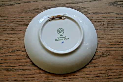 Piatto B G Porcellana Danese Copenhagen Christmas Peace 9081 1981 Bing Grondahl - Foto 2 di 2