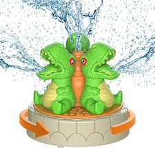 Water Sprinkler for Kids Outdoor Play 8-12 Dinosaur Spray Water Toys Attached...