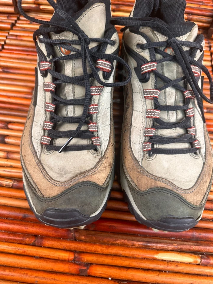 Tenis Merrell Pulse II para mujer bajas todo terreno senderismo salvia/amarillo 9,5 Foto 3 de 4