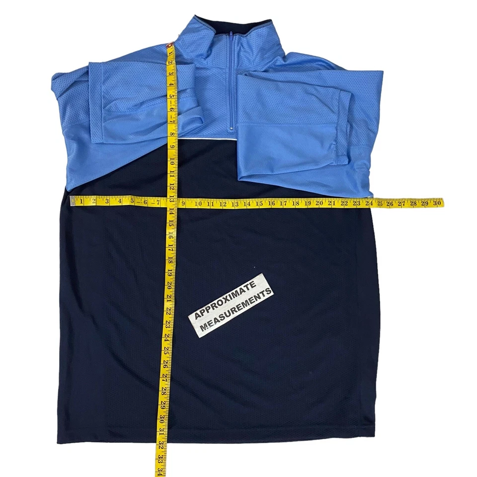 Camisa Nautica Para Hombres 2XL Azul Atlética Costera Atlética Preppy Trabajo Oficina Foto 3 de 4