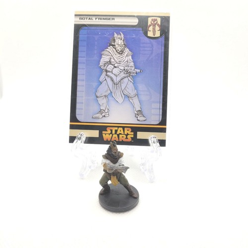 Star Wars Miniatures RoTS Gotal Fringer w/Card 45/60 WoTC Fringe Uncommon