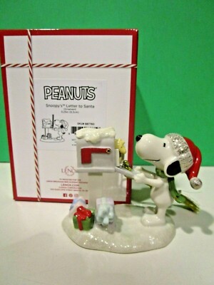 コレクション Peanuts Snoopy's Letter to Santa LENOX PEANUTS SNOOPY'S LETTER TO SANTA ORNAMENT with