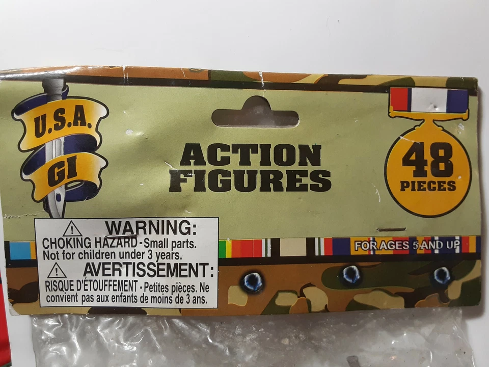 Figuras de acción GI del ejército de Estados Unidos de colección cifrados, 6 luchadores diferentes, 48 piezas NUEVO Foto 3 de 4