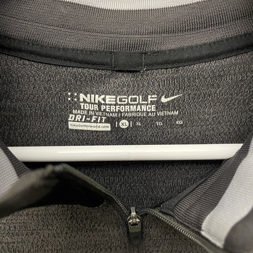 Nike Golf 1/4 Zip Pullover Sweatshirt Men’s Sz XL Gray Dri Fit 509095-010 - Picture 6 of 13