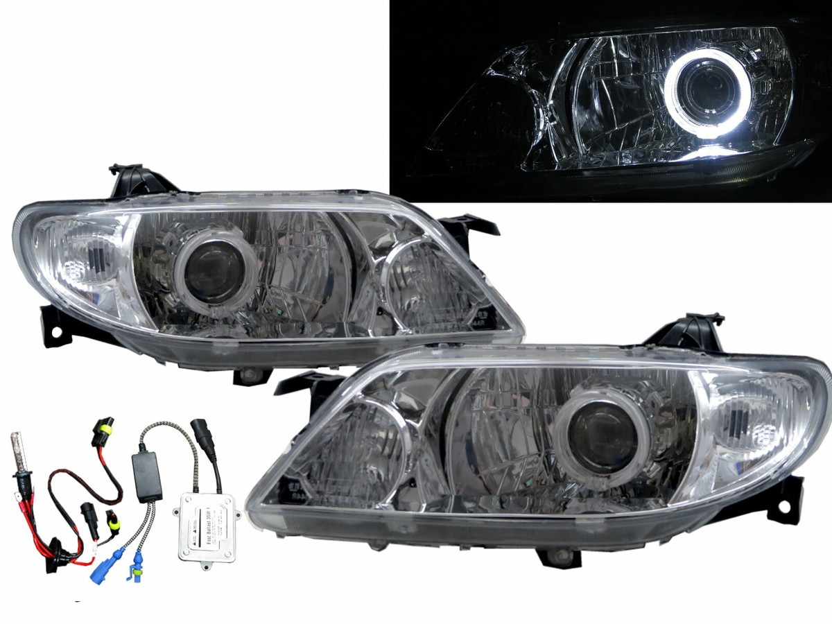 323 BJ MK8 01-03 Guide LED Angel-Eye Projector HID Headlight